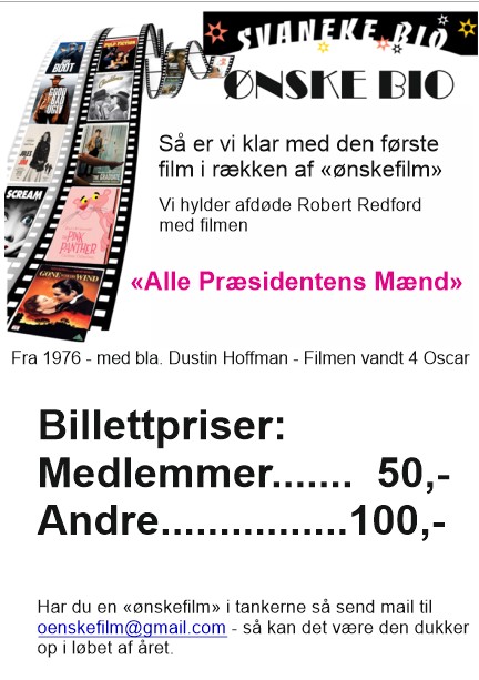 Ønskebio - Alle Præsidentens Mænd